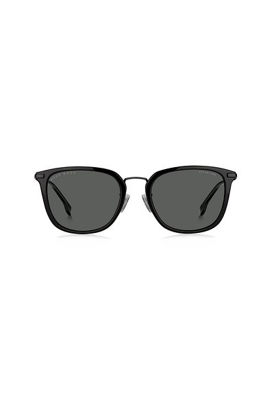 Hugo Boss Graue Herren-Sonnenbrille, 756 m Messlänge
