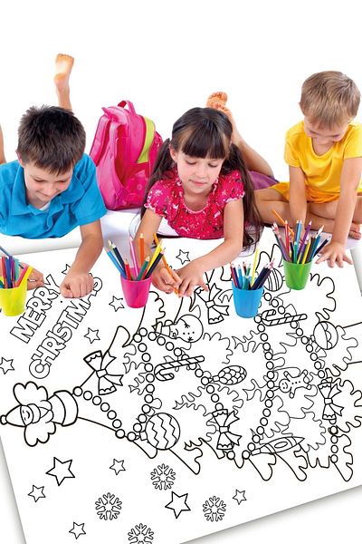 Sim Tasarım Sim Kids Christmas Tree Giant Painting Activity Paper
