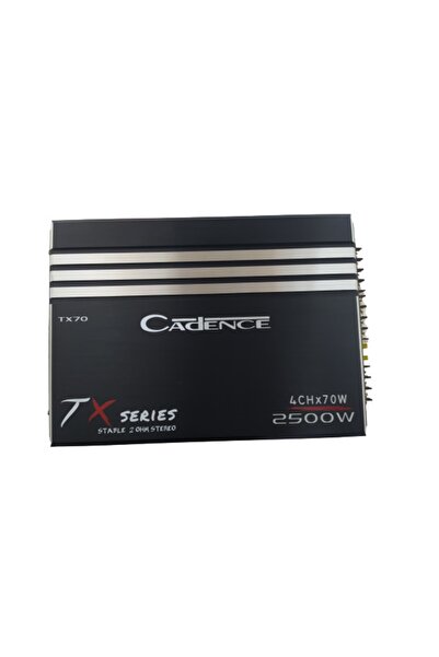 damla elektronik Damla Cadence Tx70 2500w 4x70rms 4 Kanal Oto Amfi