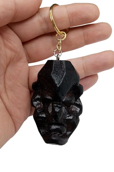 Dünyadan Hediyeler Wooden Aboriginal Domestic Primitive Keychain