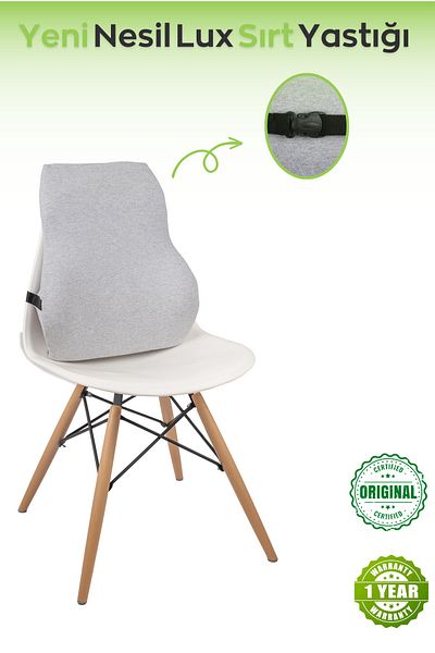 Viscomina Orthopedic Waist Pillow Back Cushion Visco Vehicle Waist Cushion Vehicle Back Pillow.