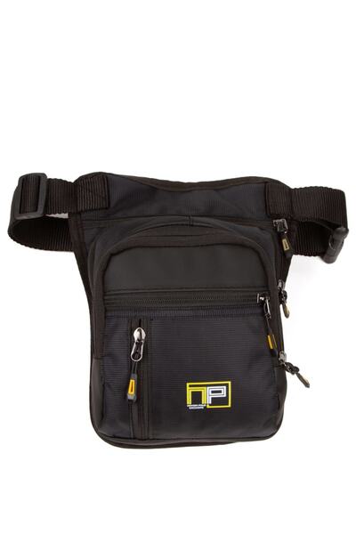byhakan Nw-904 Multi-Compartment Waist Leg Shoulder Chest Biker Bag Black-yellow