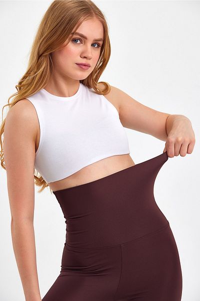 canstreetwear Γυναικείο κολάν κορσέ με εξαιρετικά ψηλόμεσο αδυνάτισμα που συσφίγγει την κοιλιά