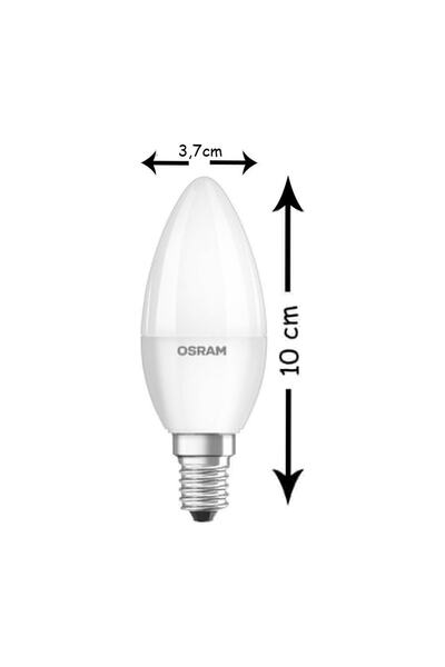 Osram Led Value 4.9w Mum Beyaz Işık E-14 Ampul 470 Lm (5 Adet)