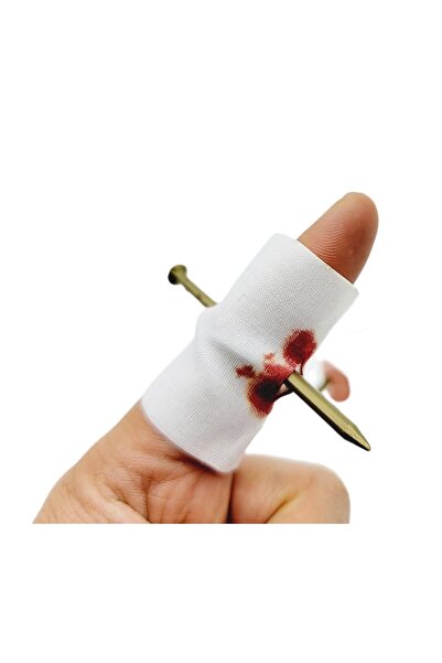 Schulzz Şaka Malzemesi Ultra Gerçekçi Çivili Yara Bant