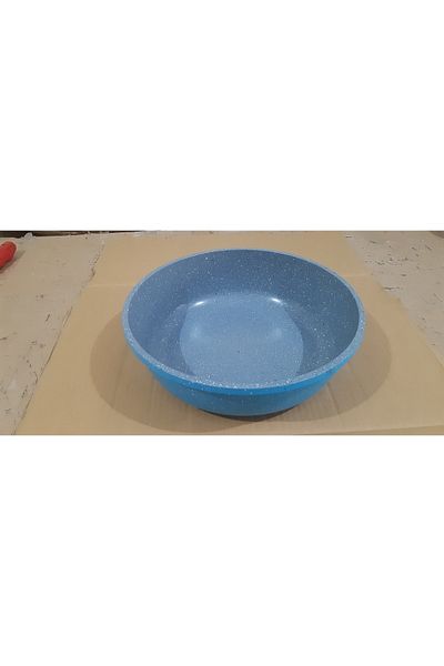 ThermoAD 28 Cm Round Tray Outer Blue Inside Light Gray