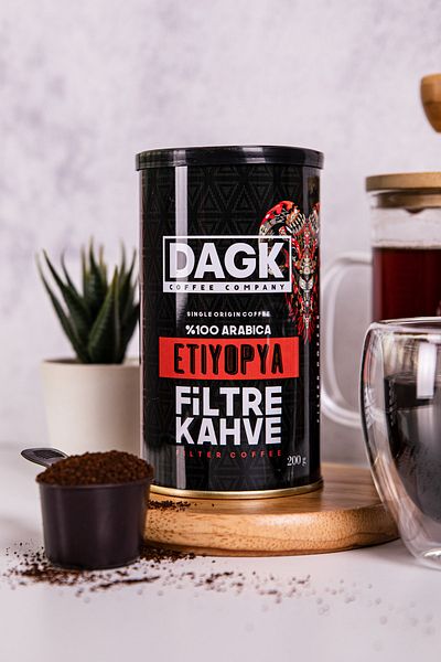 Dagk Ethiopia Filter Coffee 200g Tnk (COOKED)