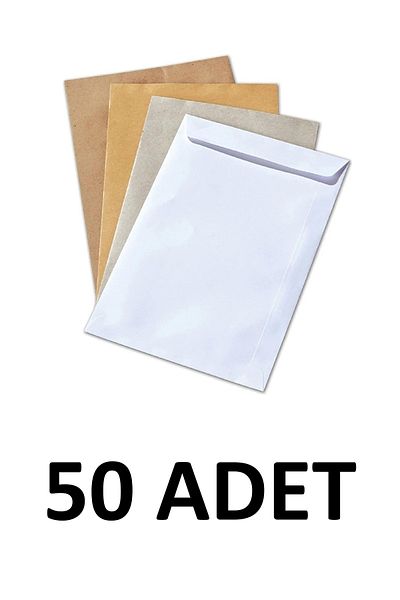 Diplomat 50 Pieces Silicone 110 Gr 24x32 Cm Bag Envelope White