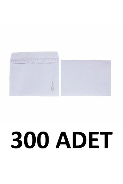 Diplomat 300 Pieces Letter Envelopes 11.4 X 16.2 Cm 70 Gr Self Adhesive, Silicone White