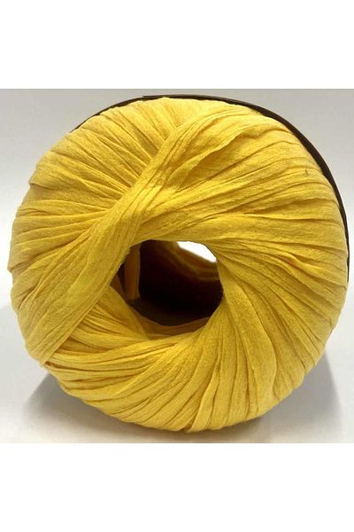 Moly Μαλακό νήμα Raffia (50 γραμμάρια) Κίτρινο