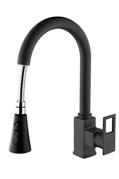 Vilas Sofia Star Spiral Black Double Function Kitchen Faucet