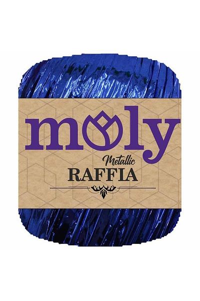 Moly Μεταλλική Raffia (50 γραμμάρια) Saks Blue