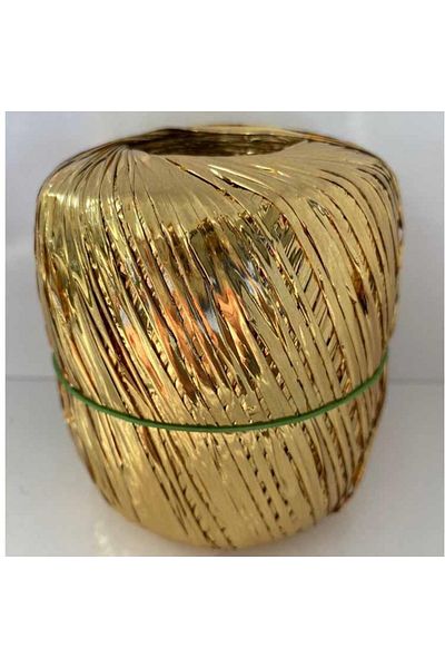 Moly Μεταλλική Raffia (50 γραμμάρια) Χρυσό