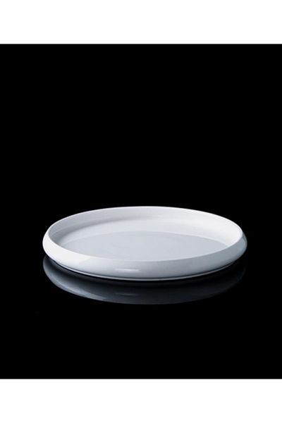 ACAR Bianco Perla 23.5x2.5 Cm Porcelain Round Plate