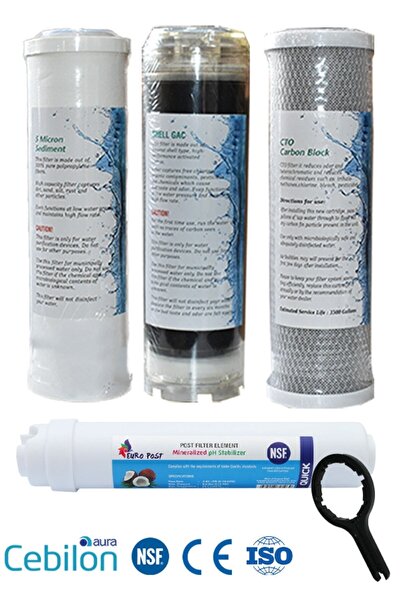 Genel Markalar Ihlas Aura Cebilon Su Arıtma Cihazı Uyumlu 4 Aşamalı Nsf Onayl...