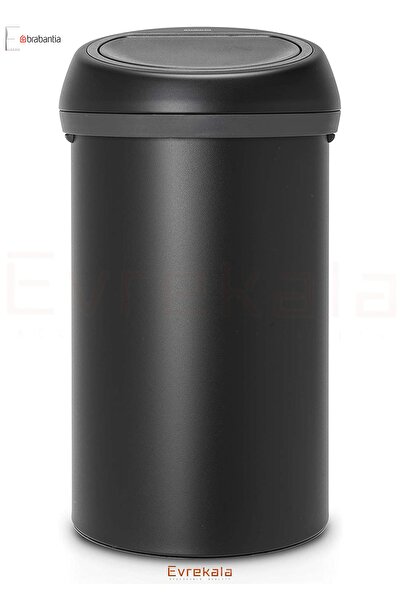 Brabantia Evrekala Shop Çöp Kutusu 60 Litre New Moonlight Matte Black Touch Bin