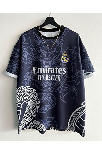 Benisengiydir Férfi sötétkék Emirates Fly Better Oversize, legénységi nyakú póló