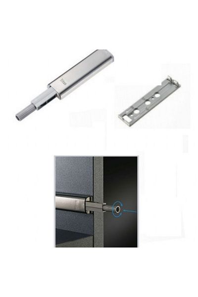 ARON (2 Pieces) Titus Basin Cover Pusher Inox Without Magnet (FOR HANDLELESS COVERS)