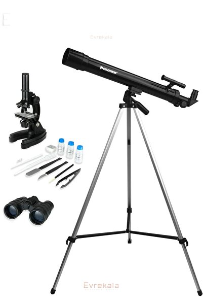 Celestron Evrekala Shop Teleskop,dürbün Ve Mikroskop Seti New Bilim Kiti
