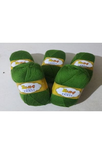 Tunç Çadır Dolly Booties Thread Green 5 Pieces Color: 146