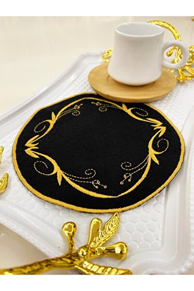 AYNAKIŞÇEYİZ 6-штучний набір серветок та підставок під чашки з автентичним кв...