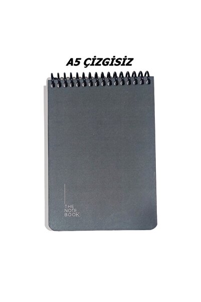 KESKİN COLOR 14x20 cm A5 bez linija, 96 listova, uvezana u prsten, tvrda kart...