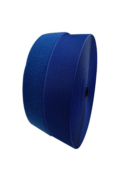 Teknor Lacivert Cırt Cırtlı Bant 5 Metre 2 Çift Taraflı Amerikan Fermuarı 2 C...