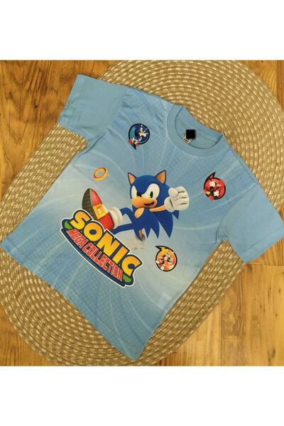 YDBKStore Boy (7-14 Years) Hedgehog Digital Printed O-Neck Short Sleeve Tshirt
