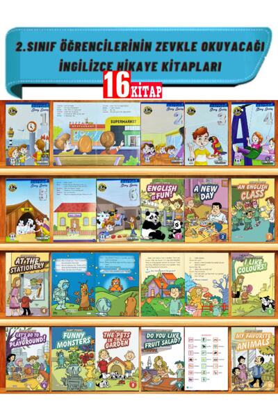 Onburda Yayınları 2.sınıf Öğrencilerinin Zevkle Okuyacağı Ingilizce Hikaye Ki...