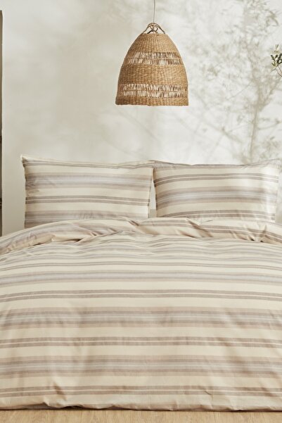 Karaca Home Tahara Tek Kişilik Nevresim Takımı Bej