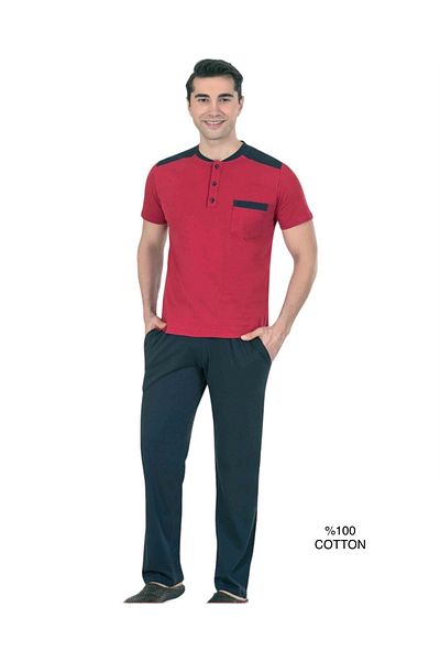 ByDon Men's Cotton Pajama Set