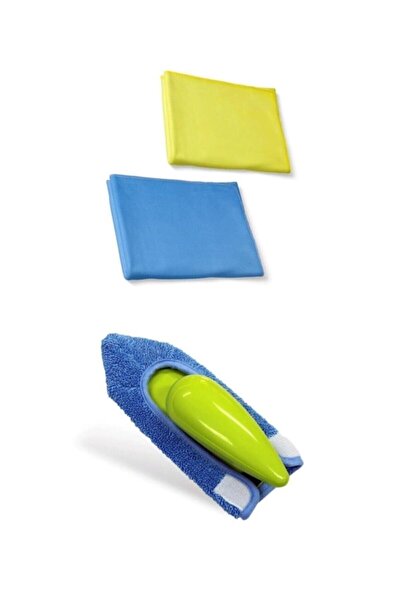 Silva Mikrofiber Cam Bezi+toz Bezi+koltuk Silme El Mop 3 Lü Set