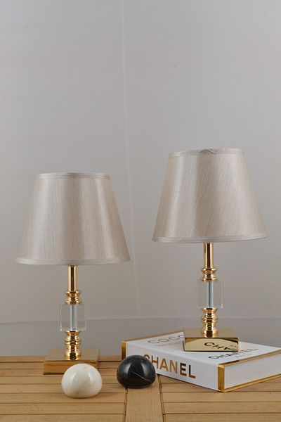 AbajurAksesuar E27 Julina Single Cube Gold Double Lampshade Beige 1 Metal Classic