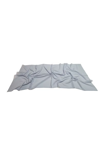 Gülsoy Women's Hijab Chiffon Shawl Silver - 29