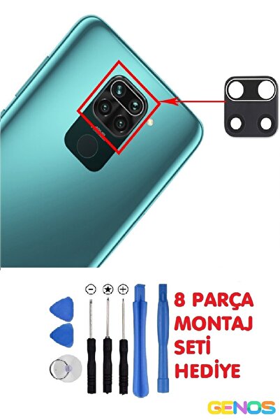 Genos Xiaomi Redmi Note 9s / Note 9 Pro Arka Kamera Camı Lensi Yapıştırıcı Ba...
