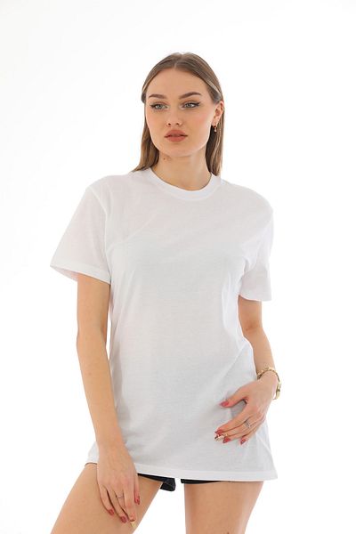 Everest Tricou casual din bumbac cu mâneci scurte cu gât rotund