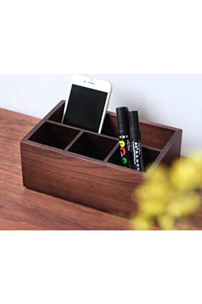 Esci Design Дървен държач за моливи - Органайзер - Дървена кутия - Многофункц...