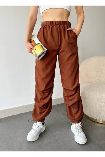 Laleli Butik Παντελόνι από ύφασμα Parachute