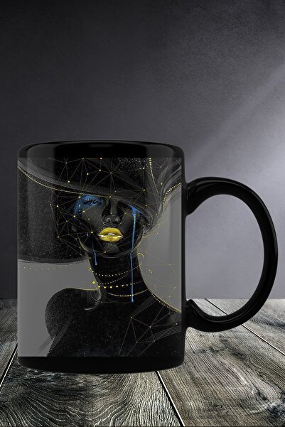 bymat كوب أسود مصمم خصيصًا