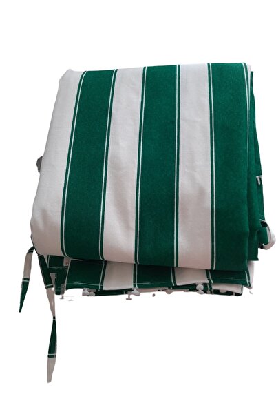 Ataylar Balkon Perdesi  Üstü Korniş Düğmeli Alt Ve Yanlar Bağcıklı En 400x250 Cm