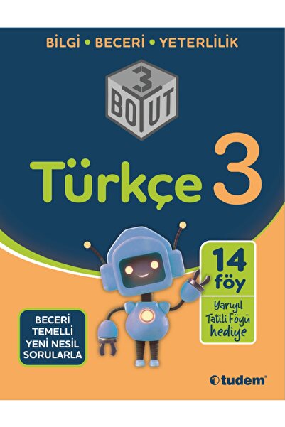 Genel Markalar Tudem 3.Sınıf Türkçe 3 Boyut