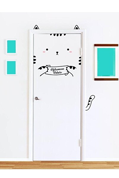 Sim Tasarım Наклейка «Котяча дверцята» — кімната мого сина