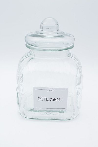 zezedesing Decorative Vacuum Lid Detergent Jar 3500 Ml