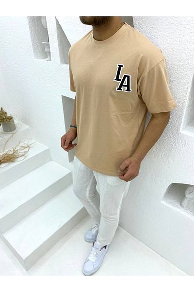 STOCX Oversize Back Printed T-Shirt
