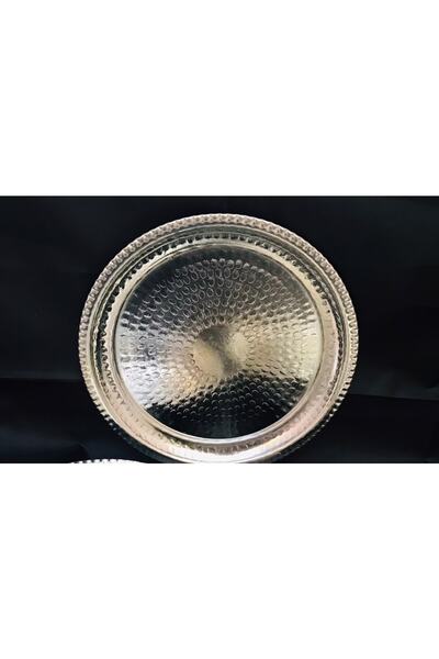 Zinnun Bakır Servis Tabağı 25 Cm