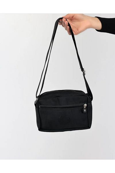 Elentra Casual, Sports, Μαύρο αδιάβροχο, υφασμάτινο λουράκι ώμου κλίνκερ, Πρόταση τάσης, Casual, Τσάντα Messenger