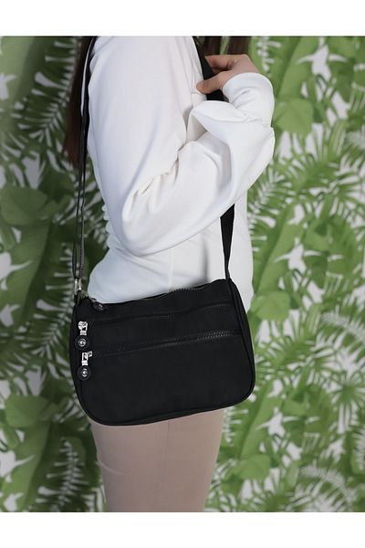 Elentra Casual, Sports, Μαύρο Αδιάβροχο, Υφασμάτινο λουράκι ώμου Clinker, Trend Suggestion, Casual, Messenger Bag