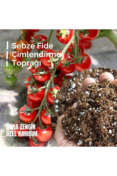 LOBELYA TOHUMCULUK Sebze Fidesi Ekim Toprağı Özel Karışımlı Toprak 1 Kilo