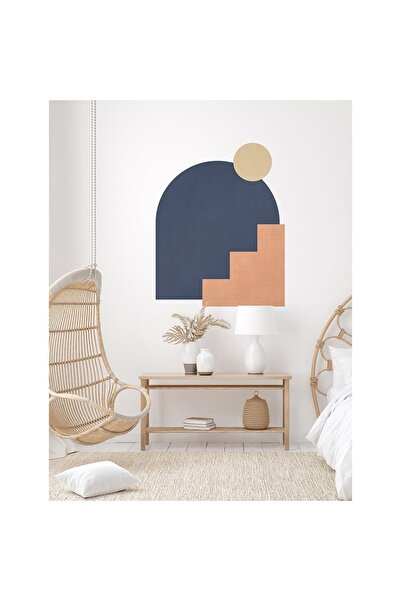 Sim Tasarım Geometric Bohemian Architecture Wall Sticker Set- Sim162