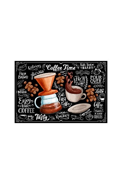 DreamWallArt Kahve Zamanı - Coffee Time Duvar Sticker Renkli